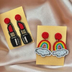 CUTE beaded earrings